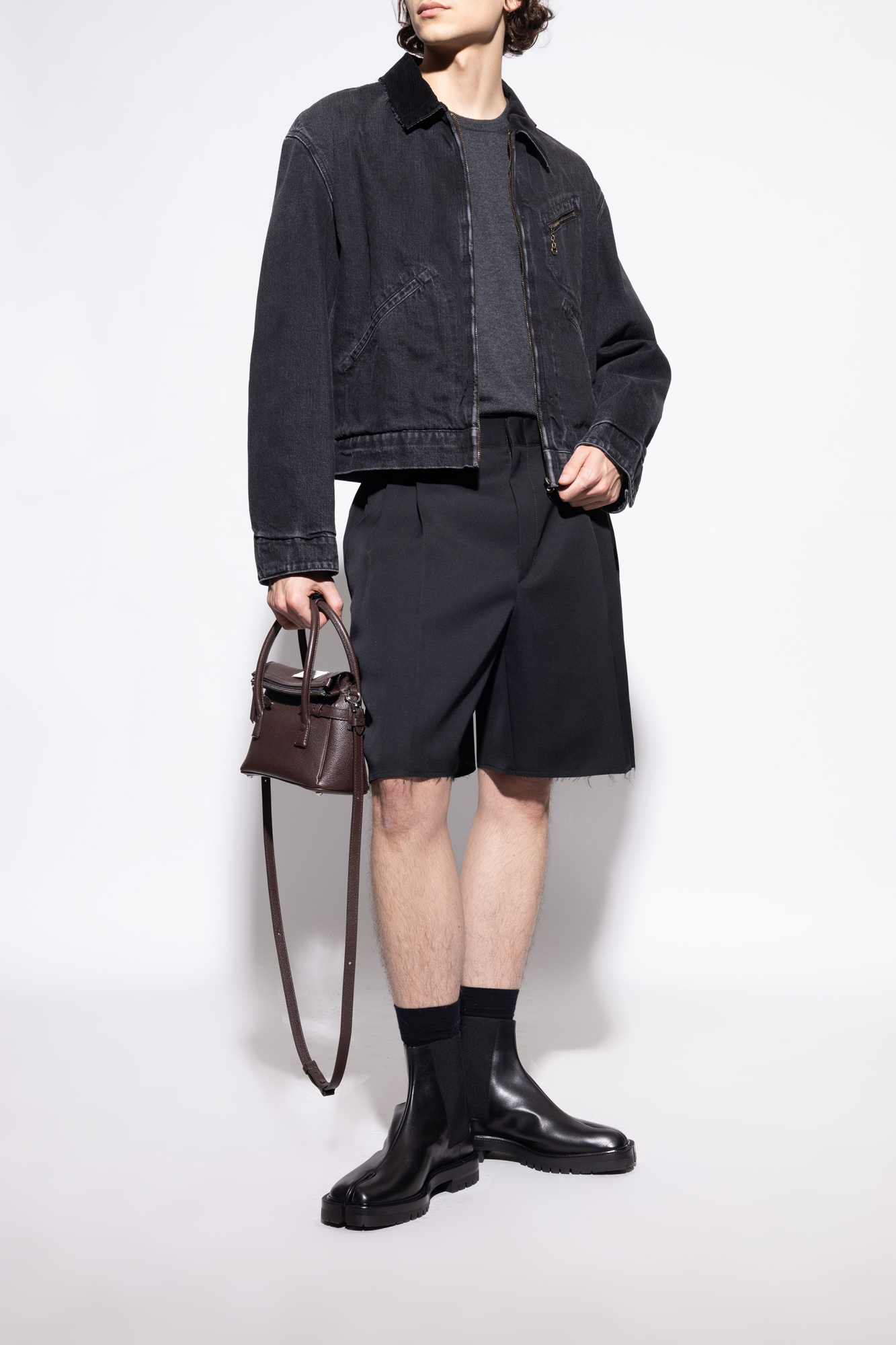 靴 Platform Ankle Boots 37 Maison Margiela Platform Tabi Wedge Boot by Maison Margiela - La GarÁonne